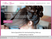Tablet Screenshot of kosmetikstudio-alice.de